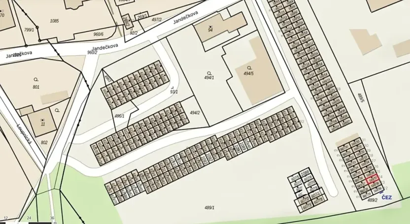 Dražba garáže, Litvínov, Jandečkova, 19 m2