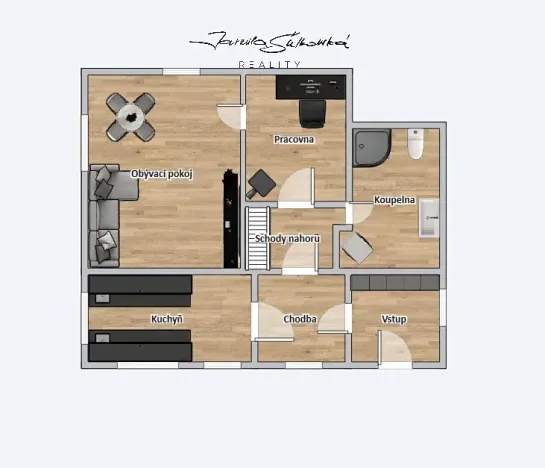 Pronájem rodinného domu, Velký Újezd, Za Obecním lesem, 80 m2