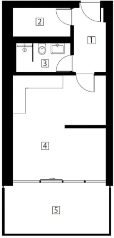 Prodej bytu 1+kk, Lipno nad Vltavou, 48 m2