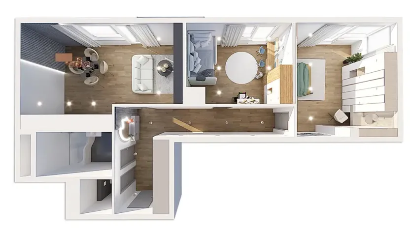 Pronájem bytu 3+kk, Svitavy, Svitavská, 76 m2