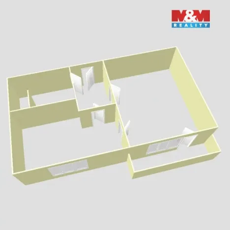 Pronájem bytu 1+1, Žamberk, Lukavská, 40 m2