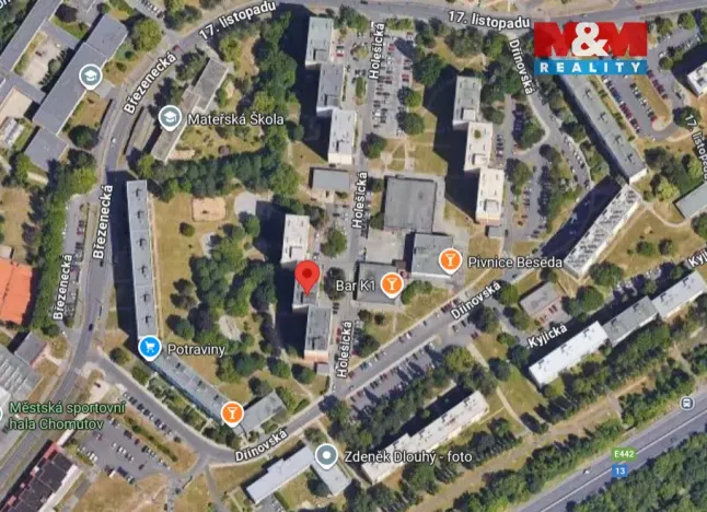 Prodej bytu 2+1, Chomutov, Holešická, 62 m2