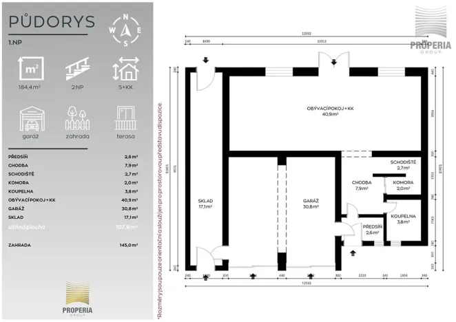 Prodej rodinného domu, Brno, Hluboček, 185 m2