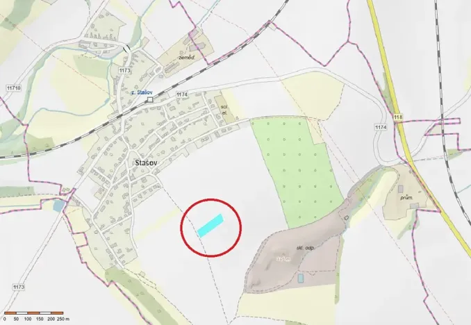 Prodej pole, Stašov, 4023 m2