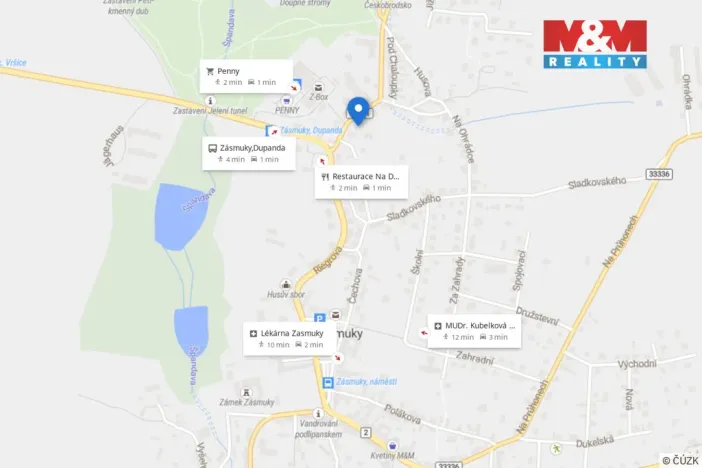 Pronájem bytu 2+kk, Zásmuky, Barákova, 53 m2