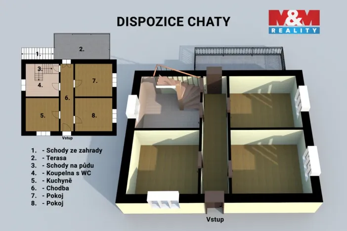 Prodej chaty, Držková, 61 m2