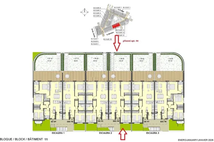 Prodej bytu 3+kk, Torrevieja, Španělsko, 62 m2