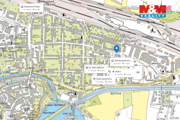 Pronájem kanceláře, Nymburk, Maršála Koněva, 10 m2