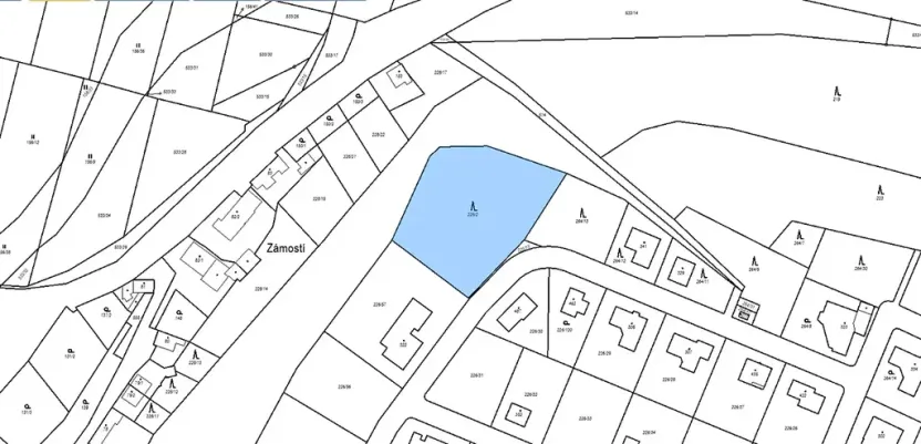 Prodej lesa, Písková Lhota, 3439 m2