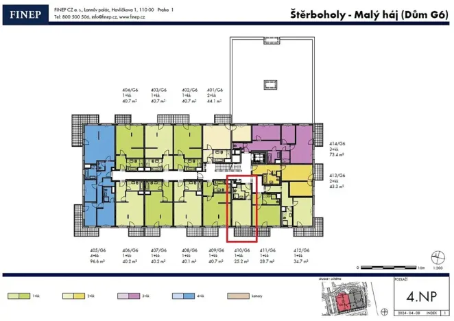Prodej bytu 1+kk, Praha - Dolní Měcholupy, Honzíkova, 25 m2