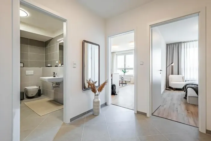 Prodej bytu 1+kk, Praha - Dolní Měcholupy, Honzíkova, 25 m2