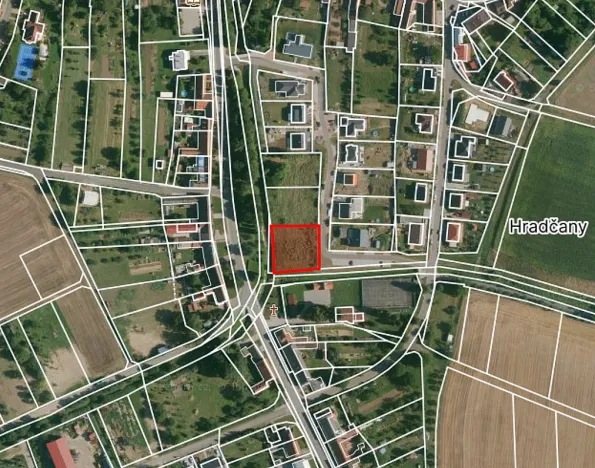 Prodej pozemku, Hradčany, 1299 m2