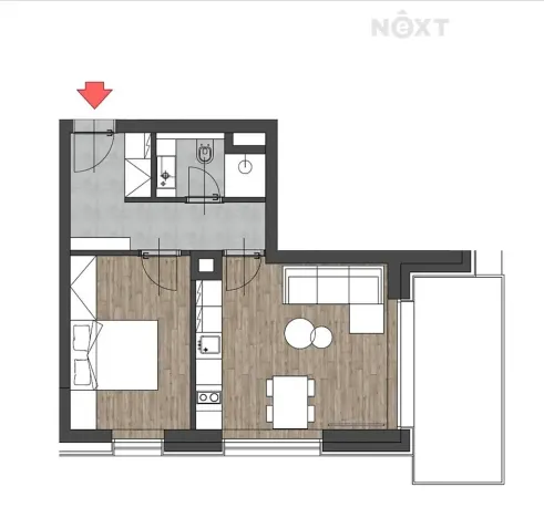 Prodej bytu 2+kk, Čachrov, 40 m2