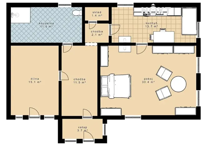 Prodej chalupy, Staré Město pod Landštejnem, 89 m2