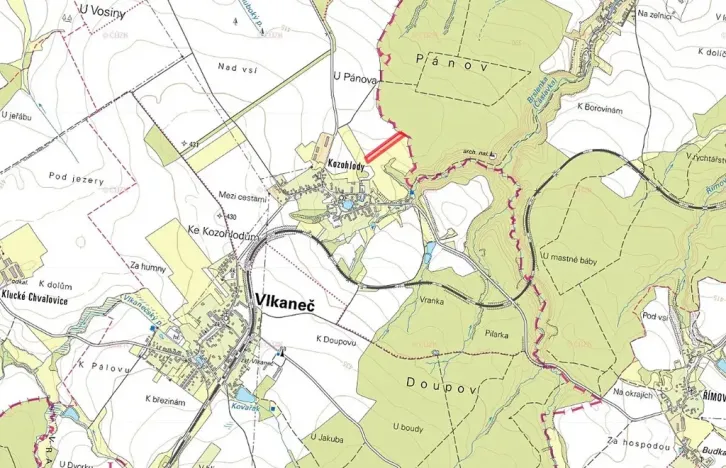 Prodej pole, Vlkaneč, 5117 m2