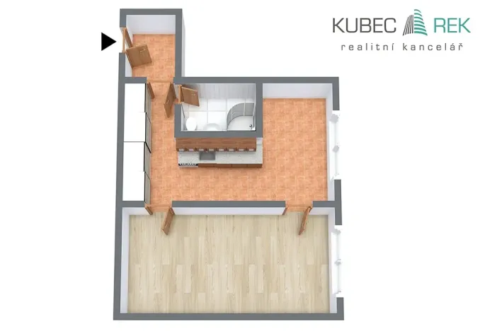 Pronájem bytu 1+1, Nová Včelnice, Na Hliněnce, 43 m2