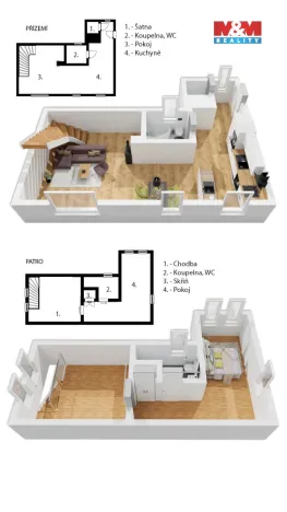 Prodej rodinného domu, Bavoryně, 80 m2