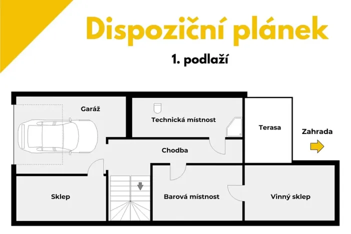 Pronájem rodinného domu, Dobšice, Horní, 220 m2
