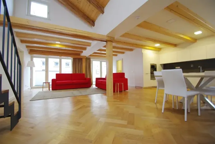 Pronájem atypického bytu, Praha - Nové Město, Bolzanova, 199 m2