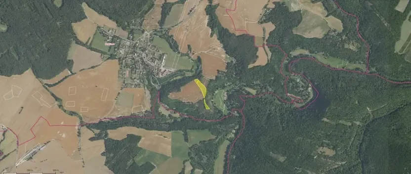 Prodej pole, Bratřínov, 8308 m2