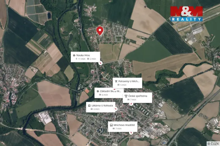 Prodej pozemku pro bydlení, Mnichovo Hradiště - Hněvousice, 800 m2