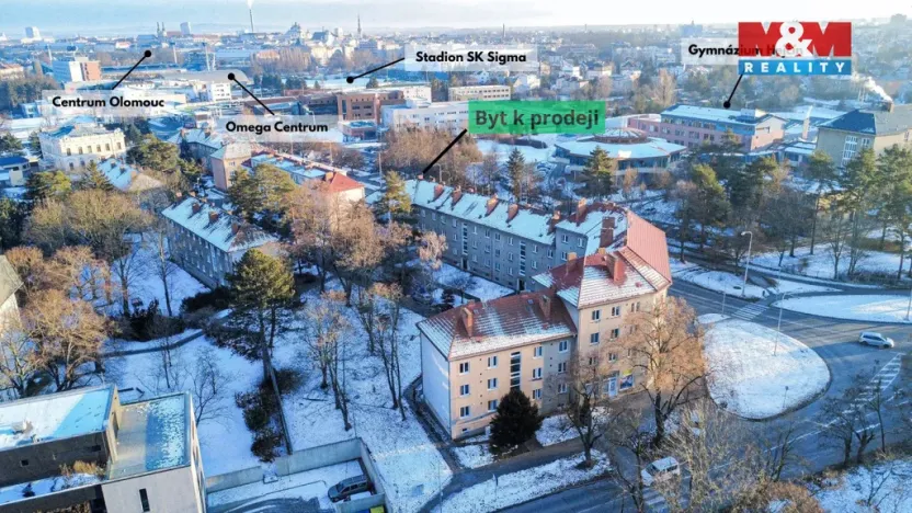 Prodej bytu 2+1, Olomouc - Hejčín, Ladova, 60 m2