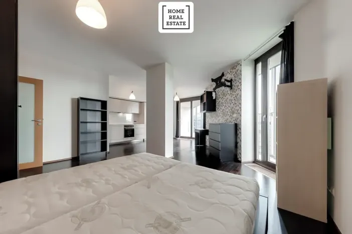 Pronájem bytu 1+kk, Praha - Žižkov, Pitterova, 47 m2