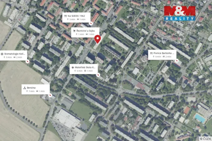 Prodej bytu 3+kk, Kolín - Kolín II, Benešova, 64 m2