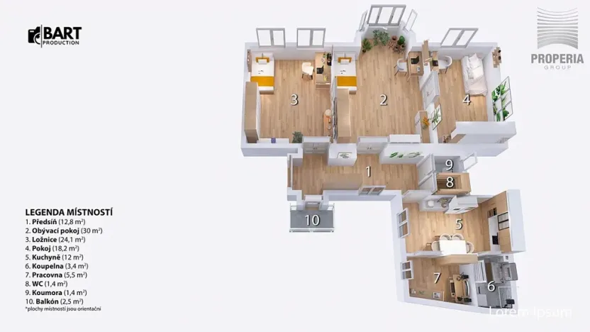 Prodej bytu 3+1, Brno, Dvořákova, 106 m2