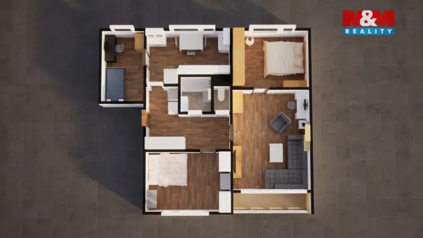 Prodej bytu 4+1, Doksy, Sochorova, 86 m2