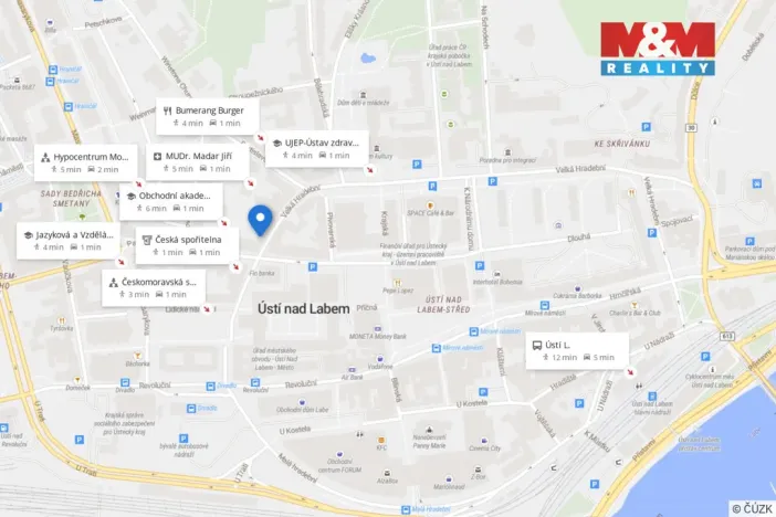 Pronájem obchodního prostoru, Ústí nad Labem - Ústí nad Labem-centrum, Velká Hradební, 280 m2