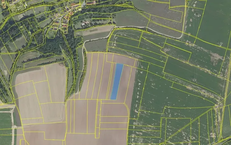 Prodej podílu pole, Vyšehořovice, 1785 m2