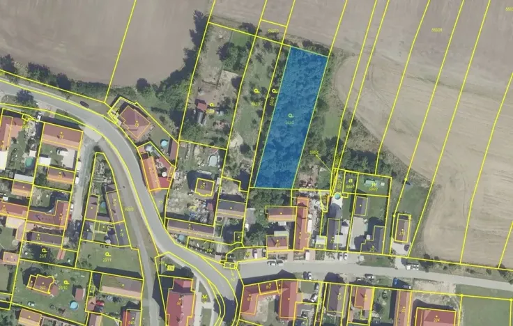 Prodej podílu zahrady, Vykáň, 912 m2