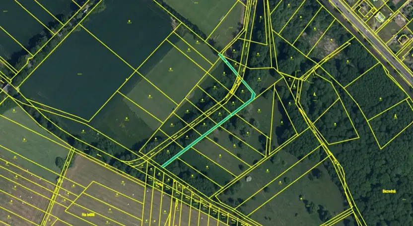 Dražba louky, Karlovice, 1135 m2