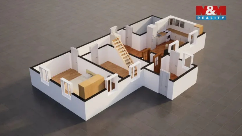 Prodej rodinného domu, Veselá, 179 m2