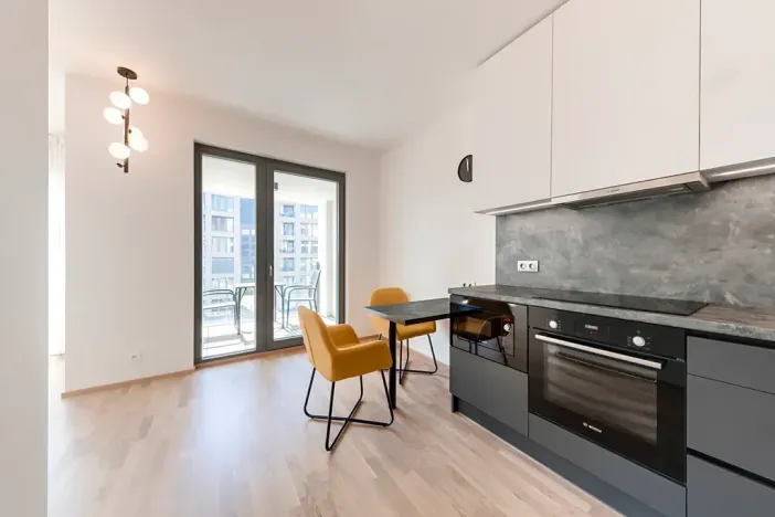 Pronájem bytu 1+kk, Praha - Karlín, Breitfeldova, 40 m2