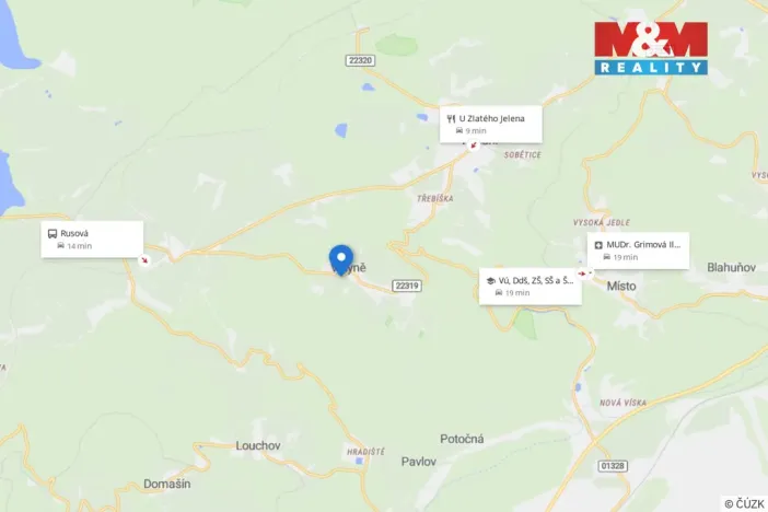 Prodej pozemku pro bydlení, Výsluní - Volyně, 1100 m2