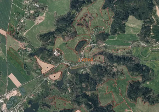 Prodej pole, Jablonné v Podještědí - Lvová, 692 m2