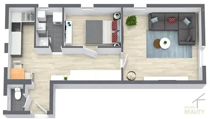 Prodej bytu 2+1, Patergassen, Rakousko, 44 m2