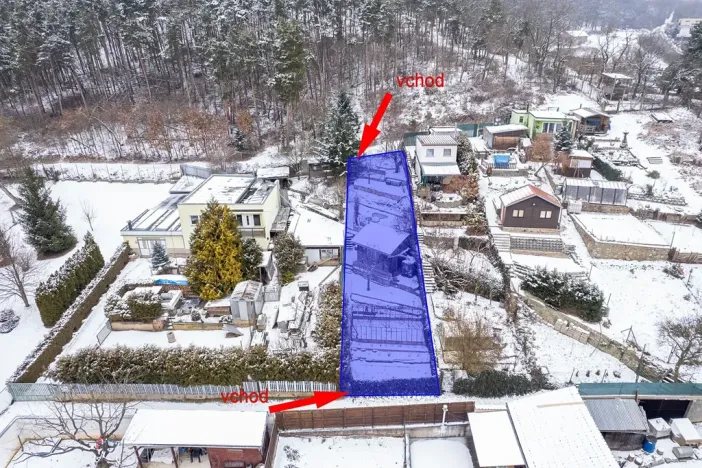 Prodej zahrady, Kuřim, 248 m2