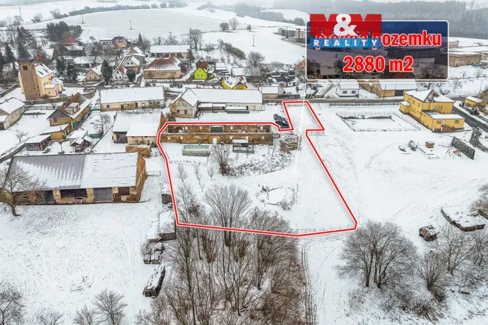 Prodej pozemku pro bydlení, Pertoltice, 2880 m2