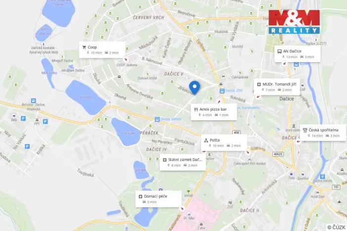 Prodej bytu 2+1, Dačice, Jiráskova, 55 m2