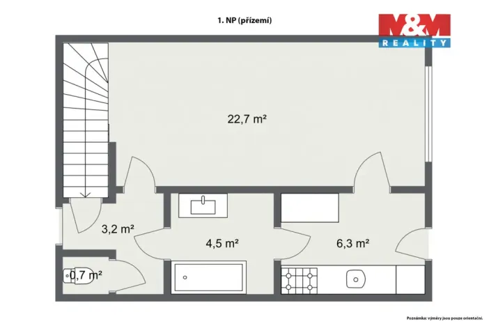 Prodej rodinného domu, Březová, Okružní, 74 m2