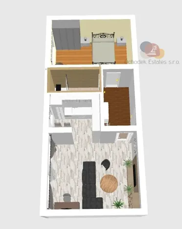 Prodej bytu 2+kk, Konice, E. Beneše, 46 m2