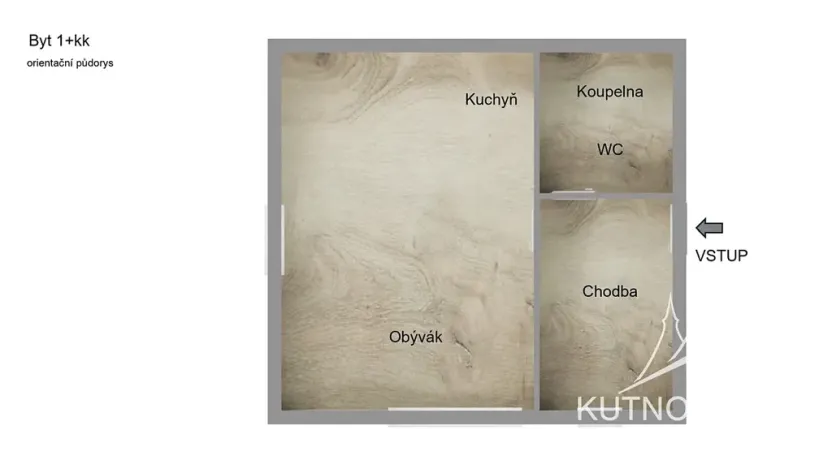 Pronájem bytu 1+kk, Kutná Hora, Benešova, 25 m2