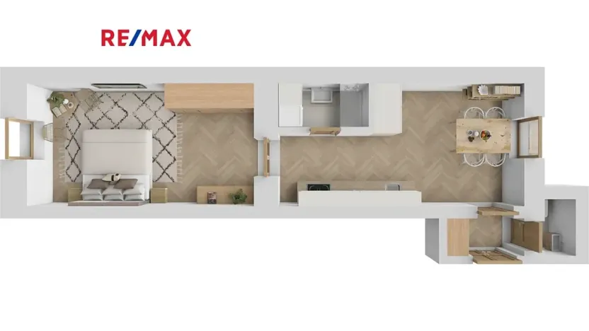 Prodej bytu 2+kk, Praha - Smíchov, Kováků, 37 m2