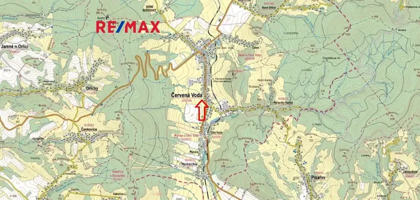 Prodej pozemku pro bydlení, Červená Voda, 4074 m2