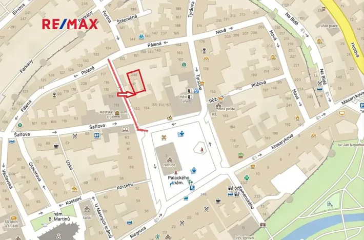 Pronájem obchodního prostoru, Polička, Tylova, 129 m2