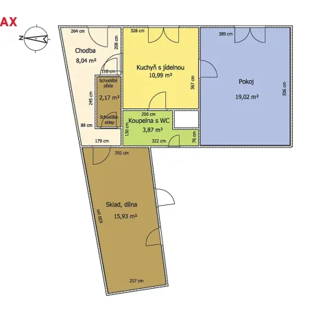 Prodej rodinného domu, Hradec nad Svitavou, 41 m2