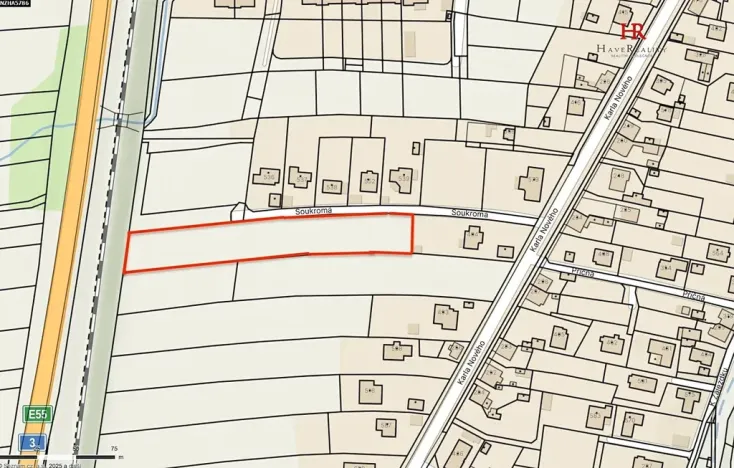 Prodej pozemku pro bydlení, Bystřice, Karla Nového, 4677 m2